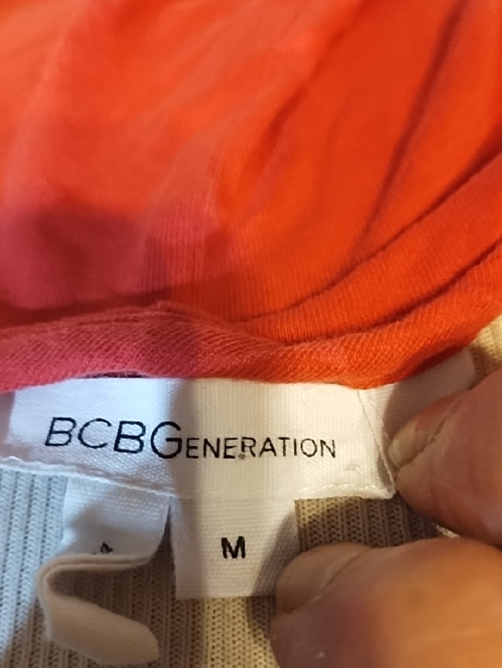 BCBGeneration Red Batwing Tunic Top - Picture 2 of 3